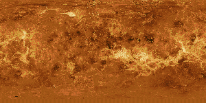 Карта поверхности Венеры