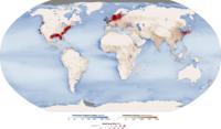 Карта Мёртвых зон Мирового океана