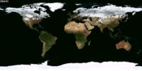 Карта смены сезонов Земли по месяцам